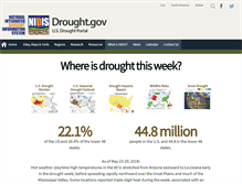 Tablet Screenshot of drought.gov